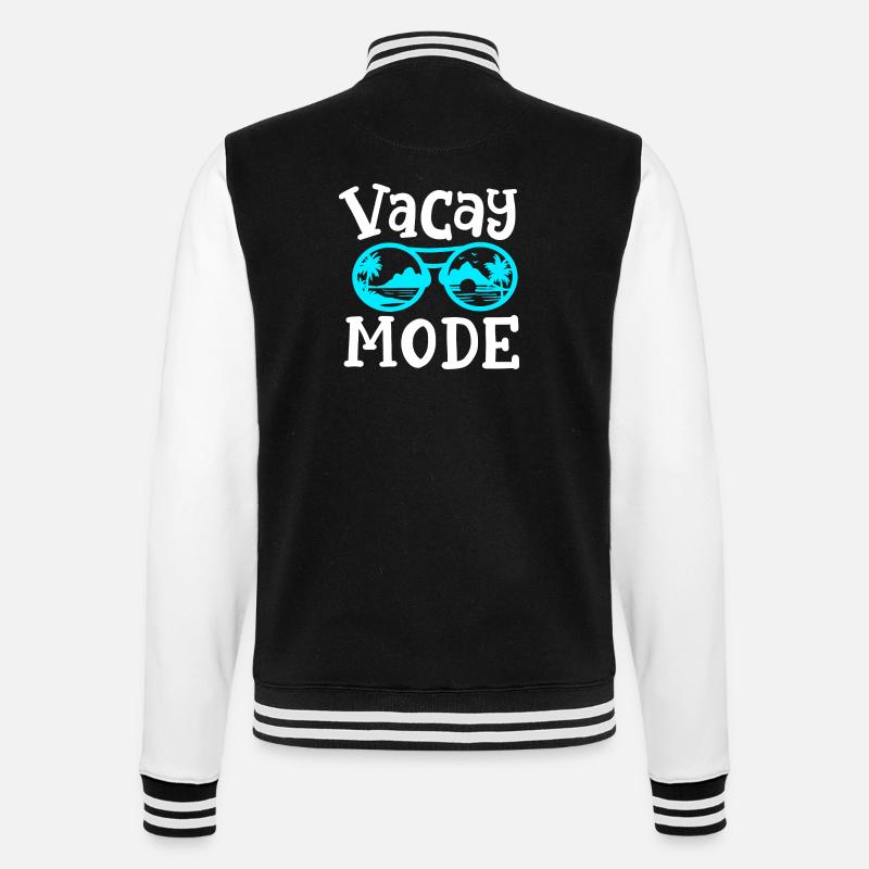 Kreuzfahrturlaub - College-Sweatjacke - Schwarz/Weiß