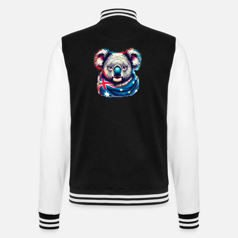 Koala - Veste Teddy - noir/blanc