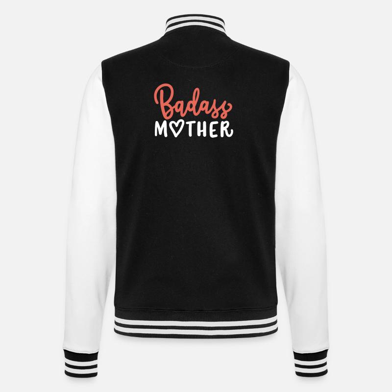Mama Muttertag - College-Sweatjacke - Schwarz/Weiß