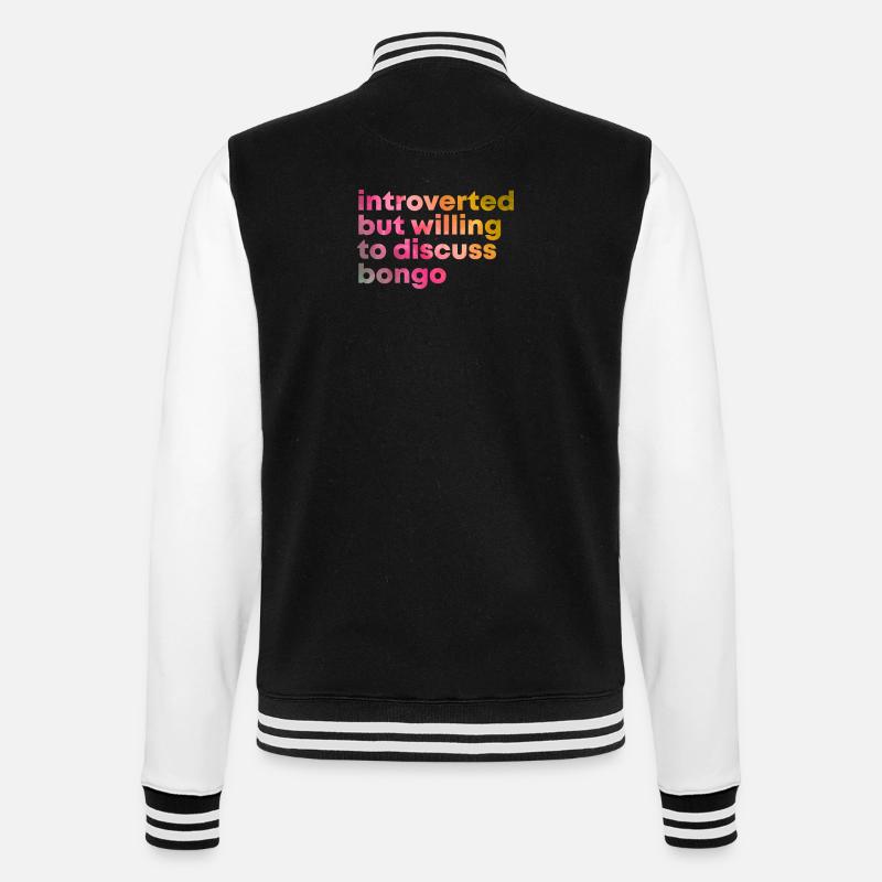 Bongo - Veste Teddy - noir/blanc