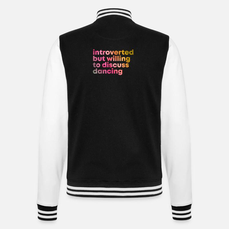 Tänzer - College-Sweatjacke - Schwarz/Weiß