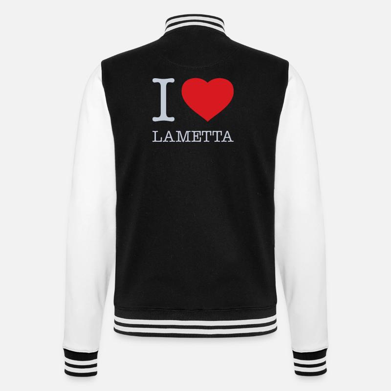 I LOVE TINSEL - College Sweat Jacket - black/white