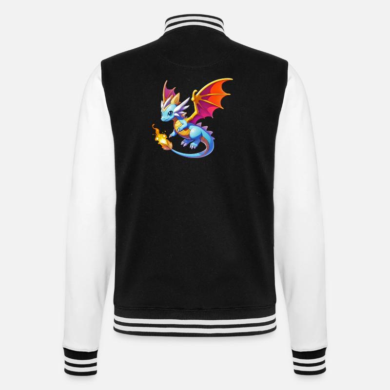 Dragon - Veste Teddy - noir/blanc
