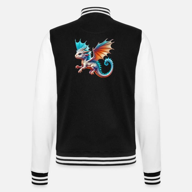 Dragon - Veste Teddy - noir/blanc