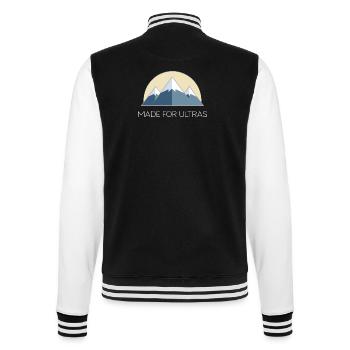 Mountains - Gemacht für Ultras - College-Sweatjacke - Schwarz/Weiß - Hinten - Marisol (170cm)