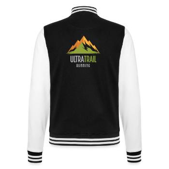 Ultra-Trailrunning - College-Sweatjacke - Schwarz/Weiß - Hinten - Marisol (170cm)