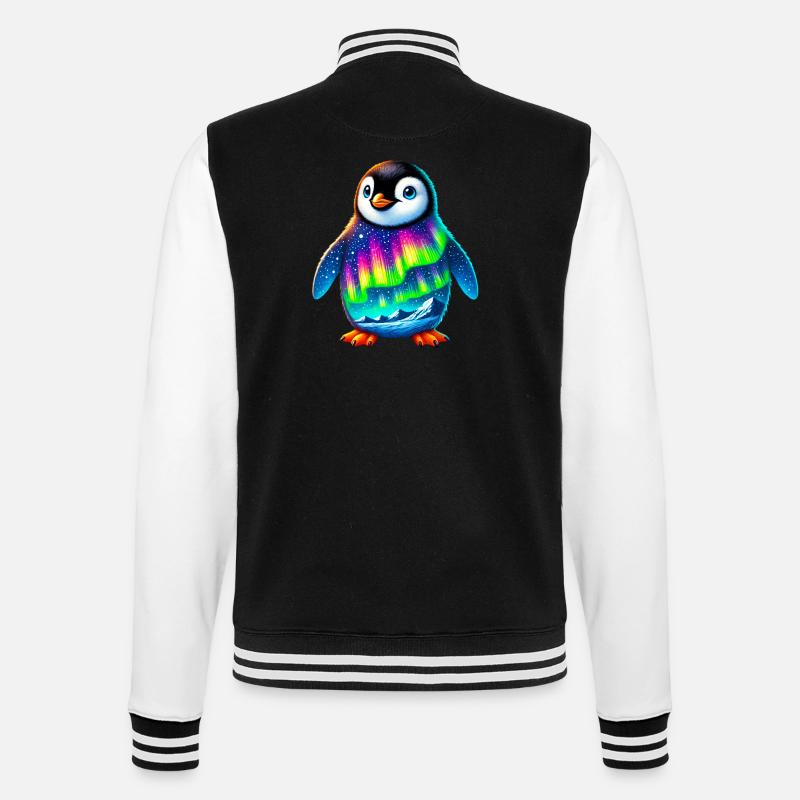 Penguin - College Sweat Jacket - black/white
