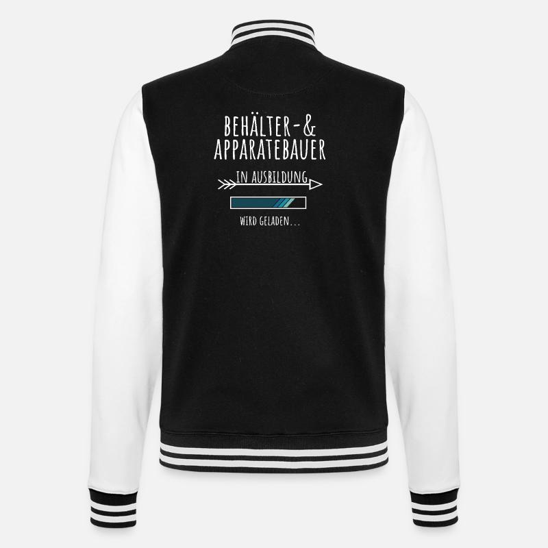 Behälter und Apparatebauer Ausbildung Beruf - College-Sweatjacke - Schwarz/Weiß