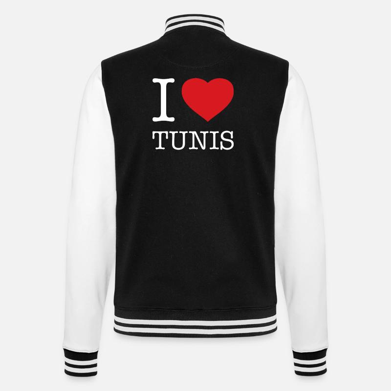 J’ADORE TUNIS - Veste Teddy - noir/blanc