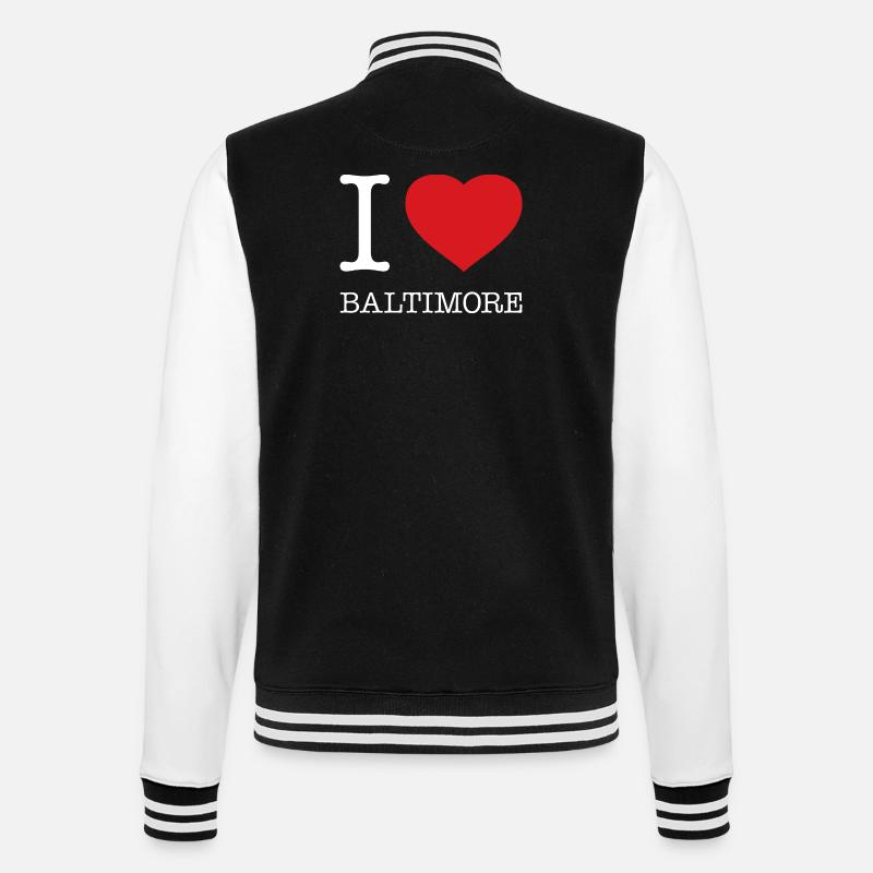 J’ADORE BALTIMORE - Veste Teddy - noir/blanc