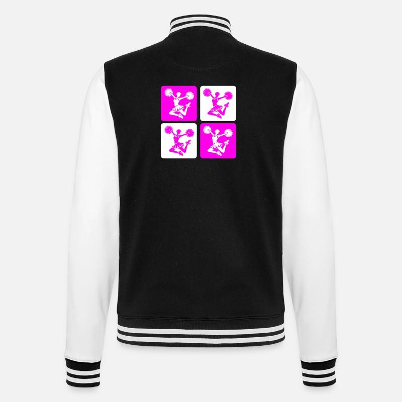 Conception de pom-pom girl - Veste Teddy - noir/blanc