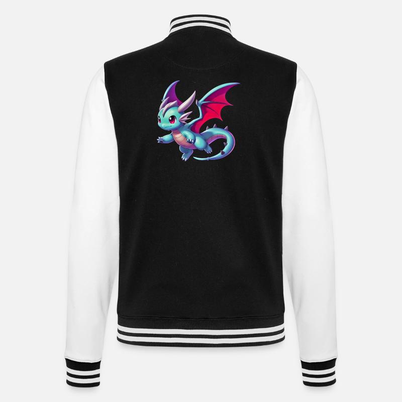 Dragon - Veste Teddy - noir/blanc