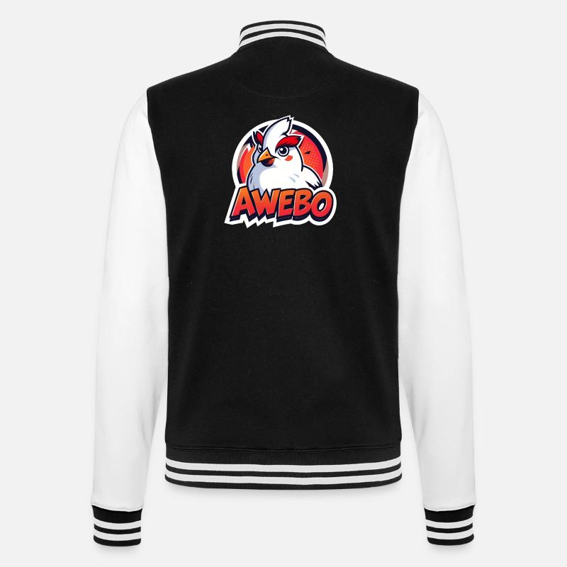 Awebo - Veste Teddy - noir/blanc