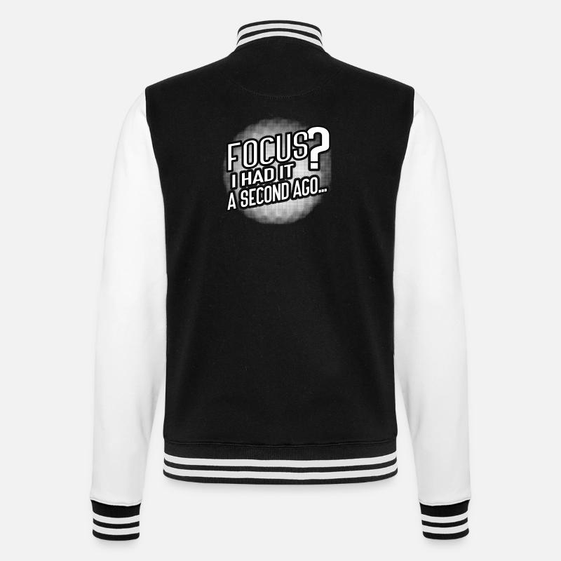 Foyer? Disparu en 3...2...Oups. - Veste Teddy - noir/blanc