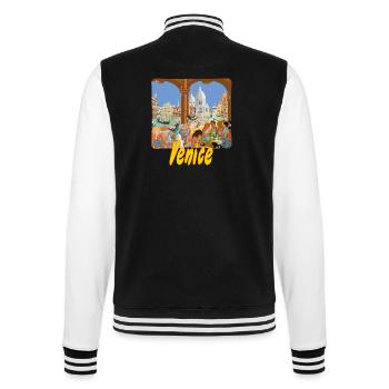 Venedig - College-Sweatjacke - Schwarz/Weiß - Hinten - Marisol (170cm)