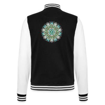 Meer Mandala - College-Sweatjacke - Schwarz/Weiß - Hinten - Marisol (170cm)