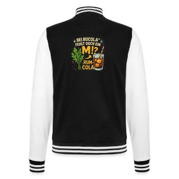 Bei Rucola fehlt doch ein M Rum-Cola - College-Sweatjacke - Schwarz/Weiß - Hinten - Marisol (170cm)
