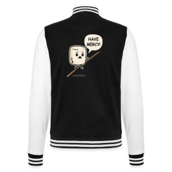 Sweet Marshmallow dit - Ayez pitié ! - Veste Teddy - noir/blanc - Dos - Marisol (170cm)