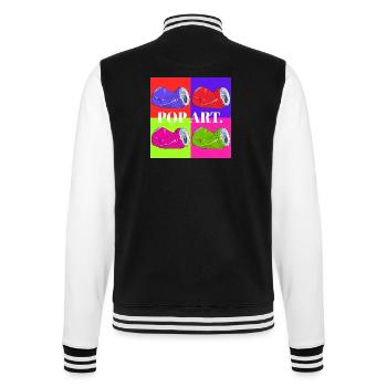 Pop Art Cola Dosen Design - Veste Teddy - noir/blanc - Dos - Marisol (170cm)
