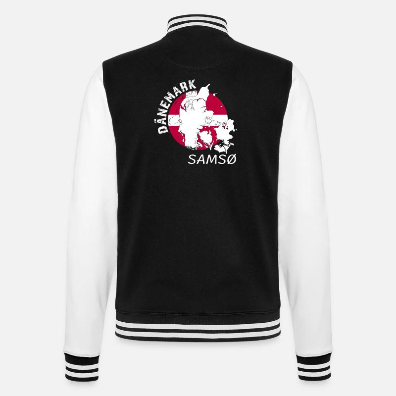 Samso - Veste Teddy - noir/blanc