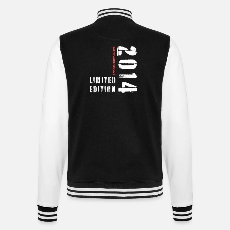 Limited Edition 2014 Single Copy - College Sweat Jacket - black/white