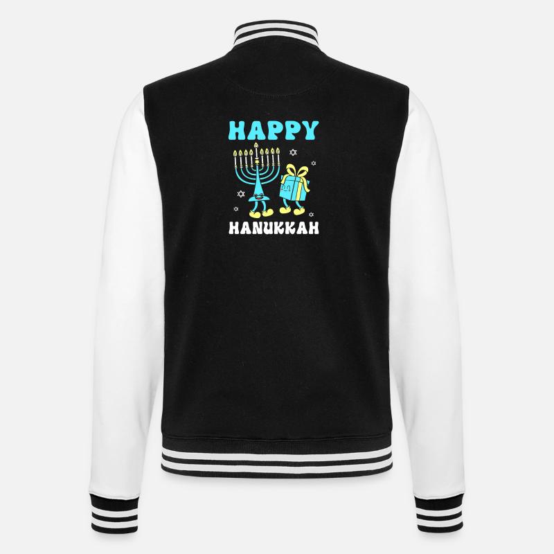 Hanoukka Hanoukka Hanoukka - Veste Teddy - noir/blanc