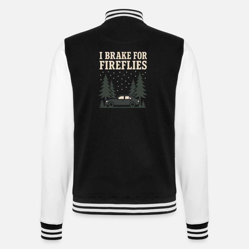 Firefly Summer Night Glow Bug Nostalgic - College-Sweatjacke - Schwarz/Weiß