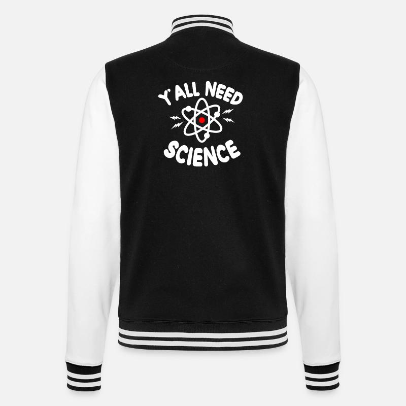 Science pour tous Tee Atom - Veste Teddy - noir/blanc