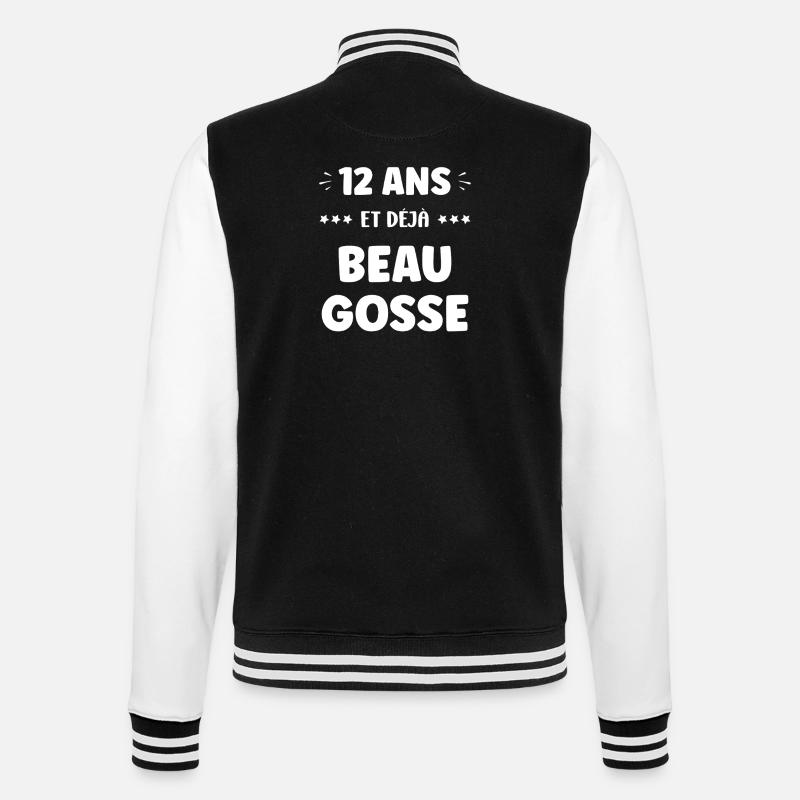 12 Ans Déjà Beau Gosse - Veste Teddy - noir/blanc