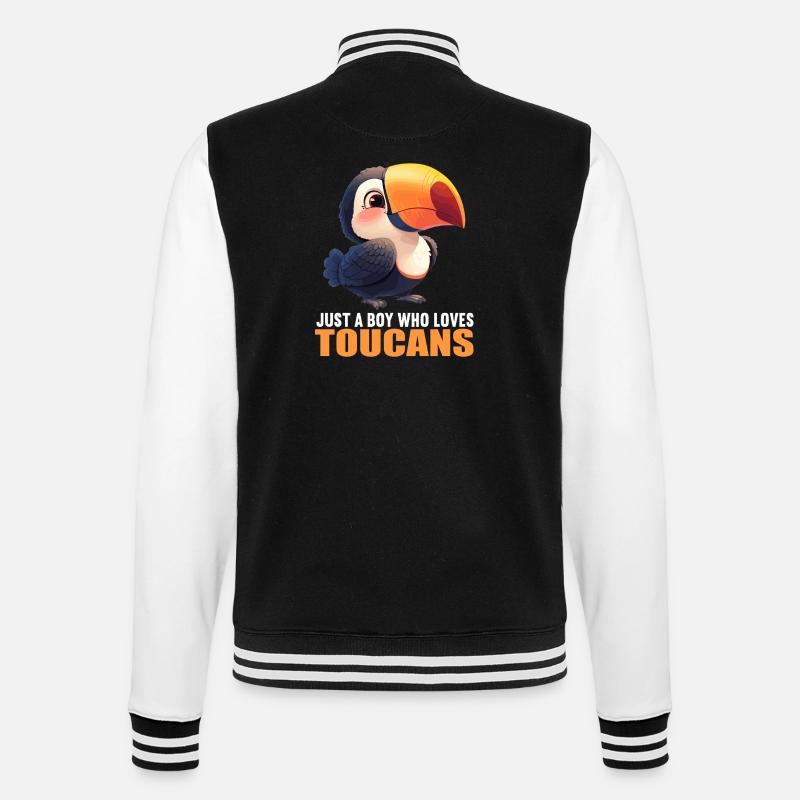 Toucans Toucan - College Sweat Jacket - black/white