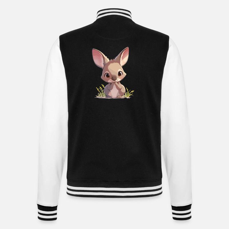 Wallabys Wallaby - College-Sweatjacke - Schwarz/Weiß