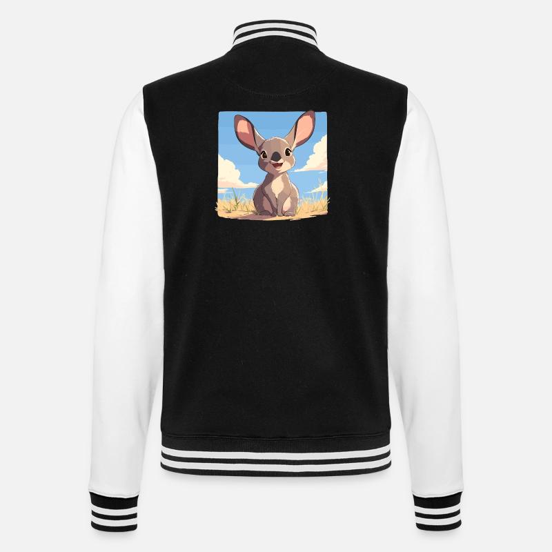 Wallabies Wallaby - Veste Teddy - noir/blanc