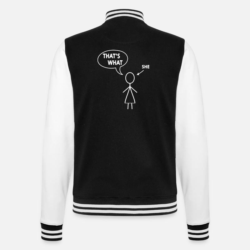 C’est ce qu’elle a dit - Veste Teddy - noir/blanc
