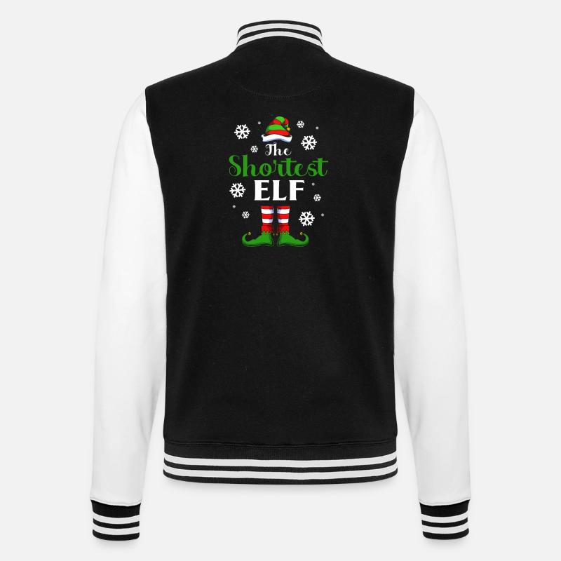 Elfe Elf Cadeau de Noël - Veste Teddy - noir/blanc