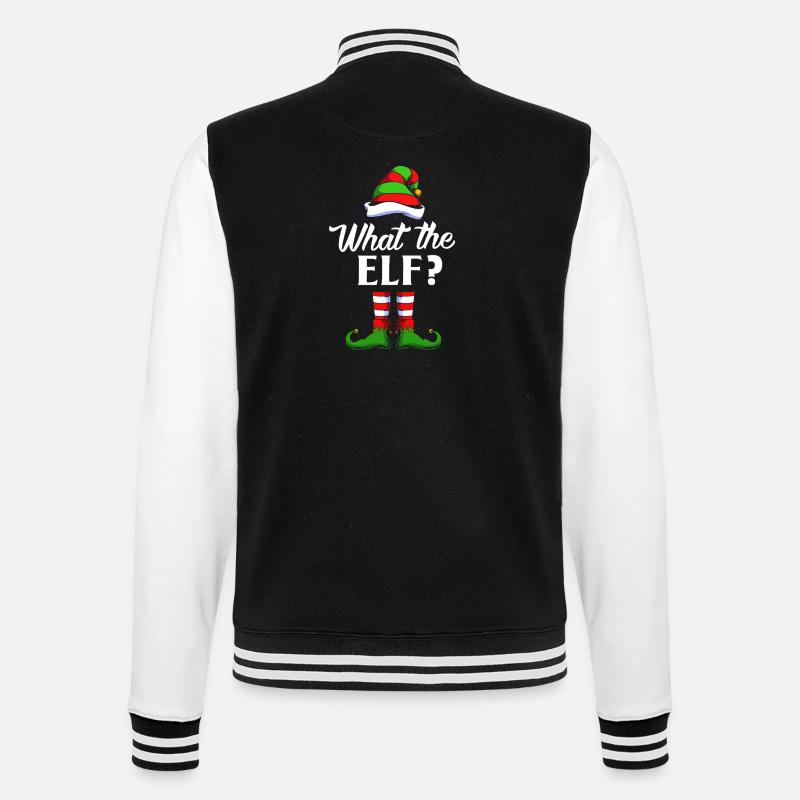 Elfe Elf Cadeau de Noël - Veste Teddy - noir/blanc