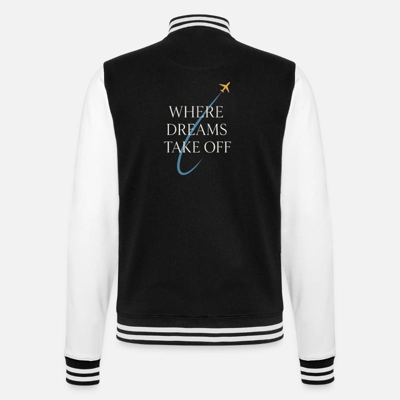 Fluglehrer Cfi Pilot Luftfahrtlehrer - College-Sweatjacke - Schwarz/Weiß