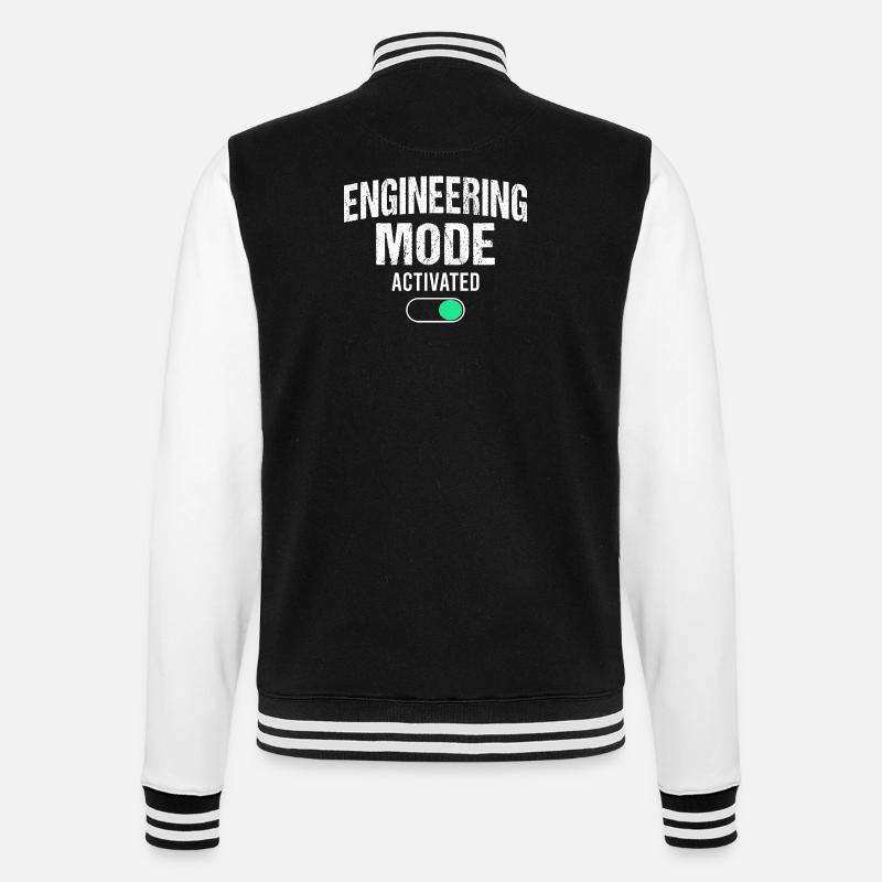 Mechanical Engineering Mechanical Engineer - College Sweat Jacket - black/white