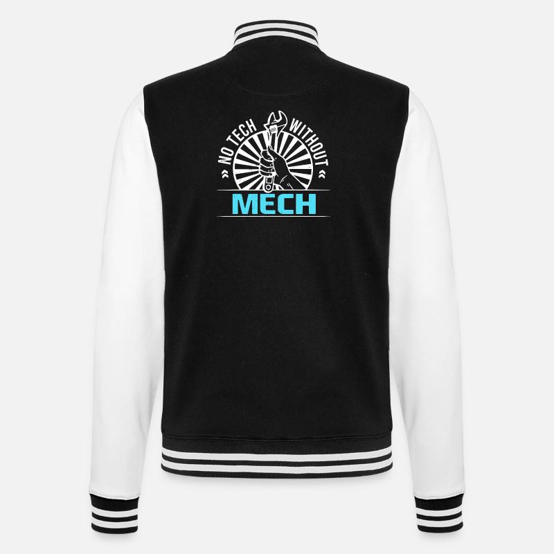 Mechanical Engineering Mechanical Engineer - College Sweat Jacket - black/white