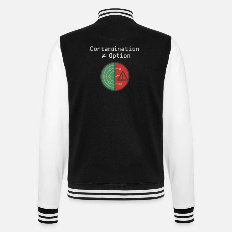 Reinraumtechniker Kontrollierte Umgebung - College-Sweatjacke - Schwarz/Weiß
