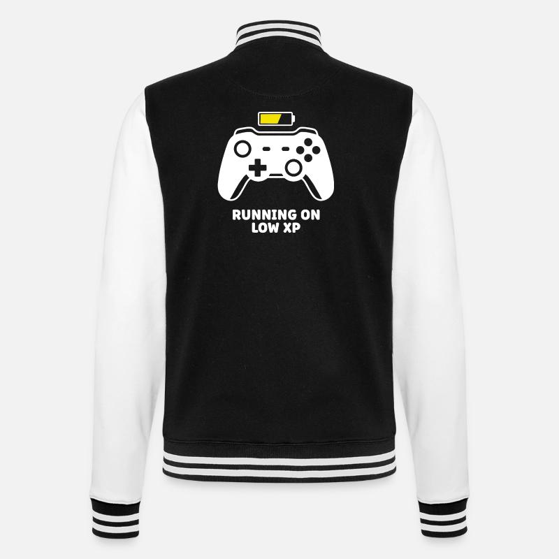 Running on Low XP Controller - College-Sweatjacke - Schwarz/Weiß