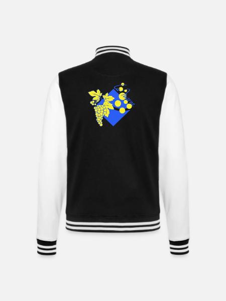 Logo revisited the Marne - College Sweat Jacket - black/white