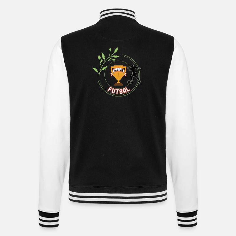 Futsal Siegerin Gewinner Turnier Meisterschaft - College-Sweatjacke - Schwarz/Weiß