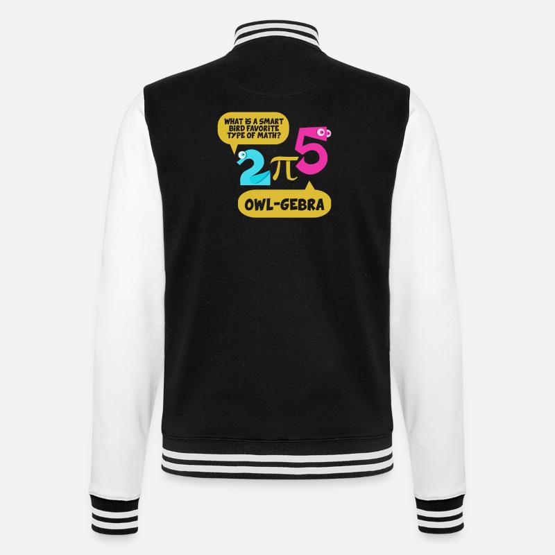 Math Math Math Teacher Mathematician - College Sweat Jacket - black/white
