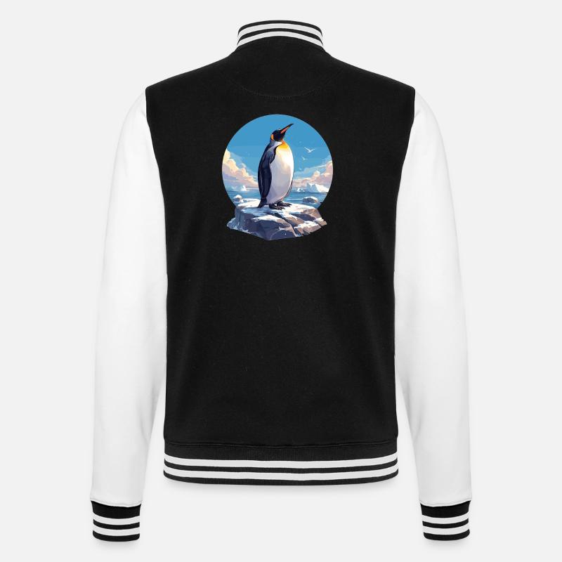 Penguins Penguin - College Sweat Jacket - black/white