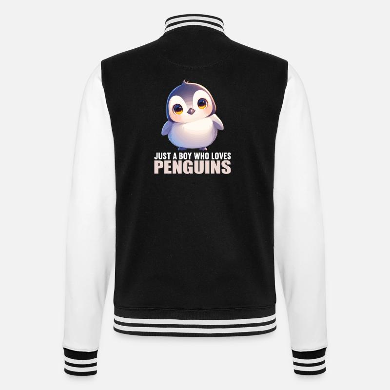 Pingouins Pingouin - Veste Teddy - noir/blanc