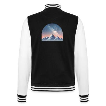 Pic de la Voie lactée sous le dôme étoilé - Veste Teddy - noir/blanc - Dos - Marisol (170cm)