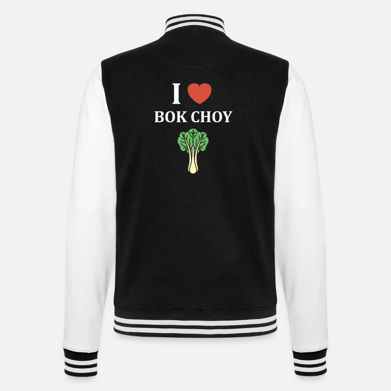 J Adore Bok Choy Graphique - Veste Teddy - noir/blanc