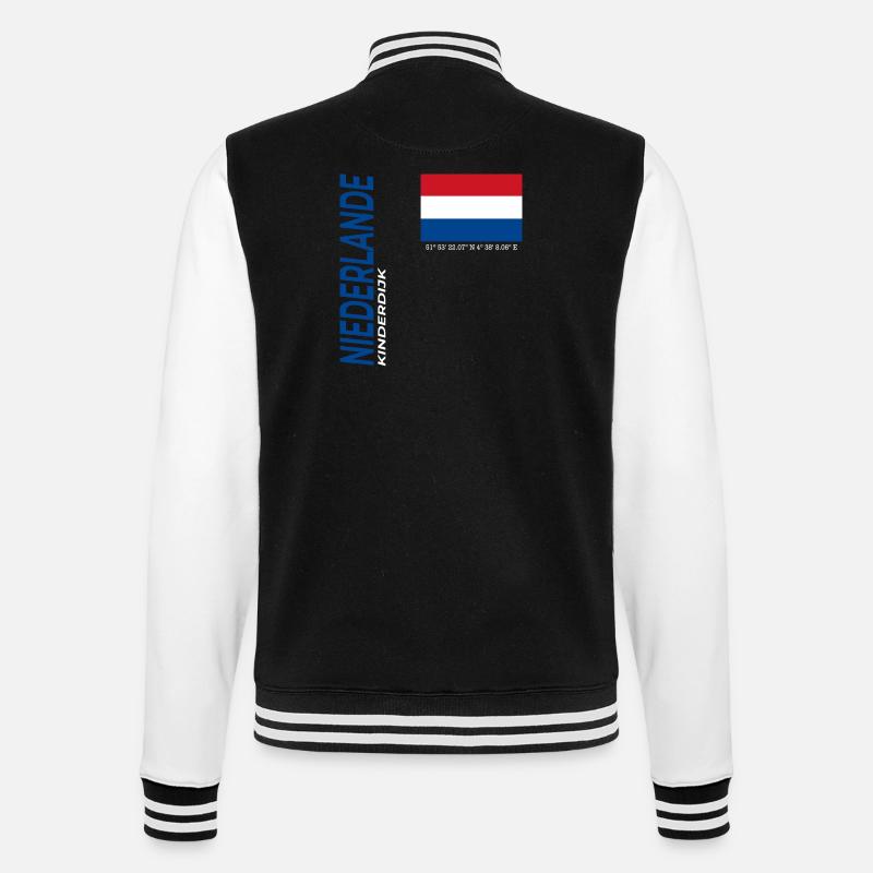 Kinderdijk - Veste Teddy - noir/blanc