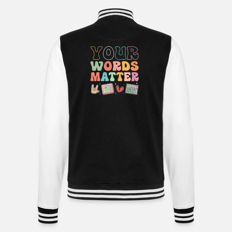 Sonderschule Lehrer Förderschule Pädagoge - College-Sweatjacke - Schwarz/Weiß
