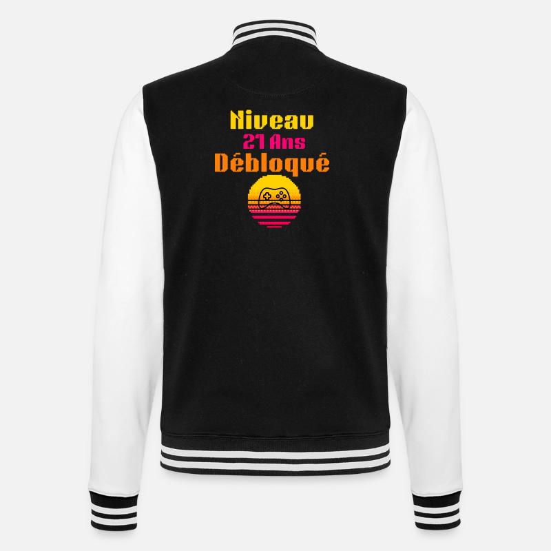 Niveau 21 Ans Débloqué - Veste Teddy - noir/blanc
